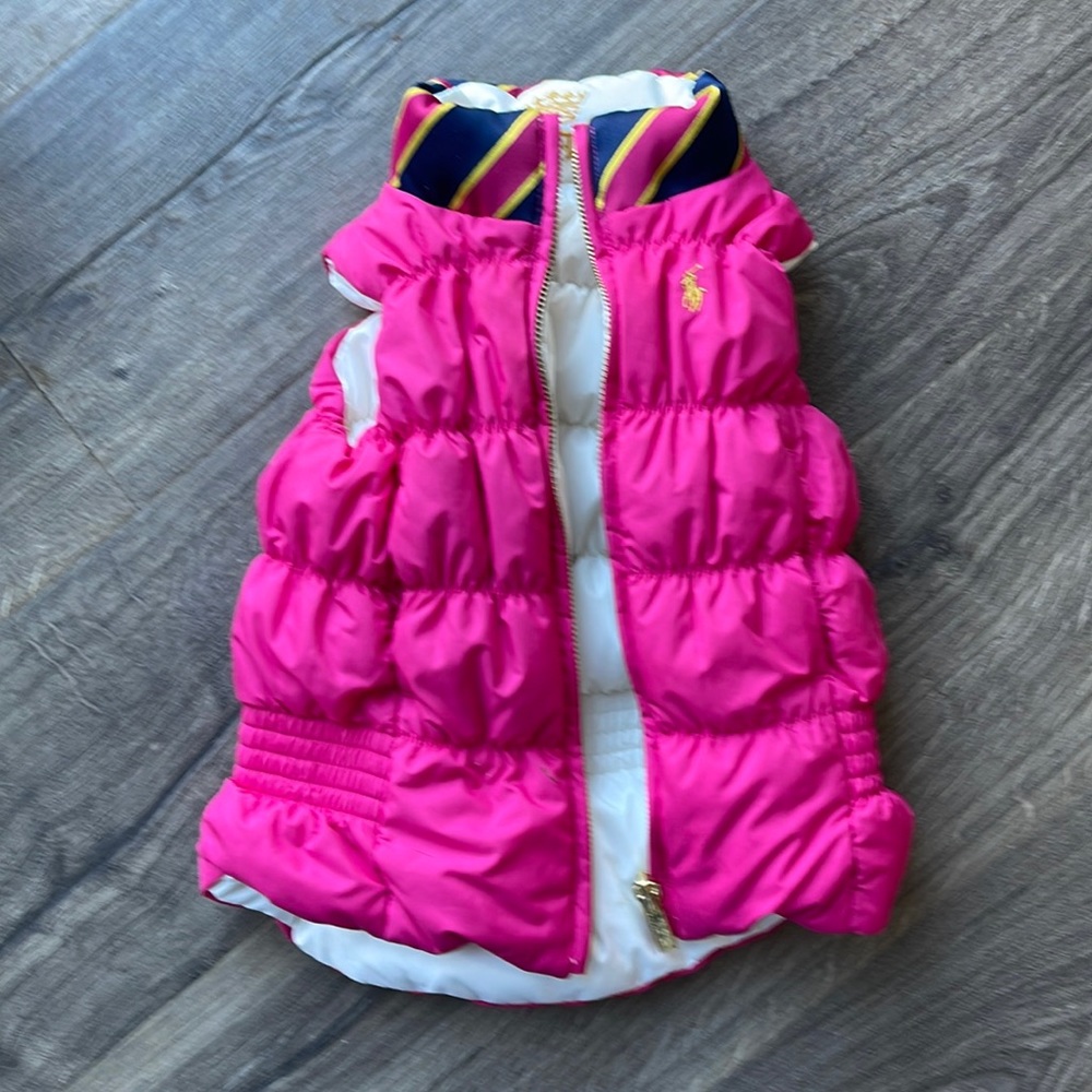 Ralph Lauren little girls puffy vest